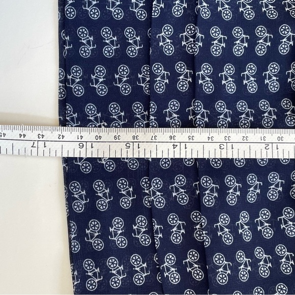 Women’s Navy White Bicycle Patterned Mini Skirt Size Small - Picture 8 of 11